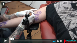 vídeo do curso de tatuagem